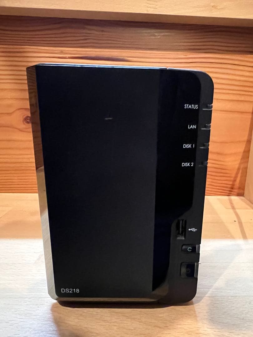 Synology NAS Value DS218 HDD 3TB x 2【中古】