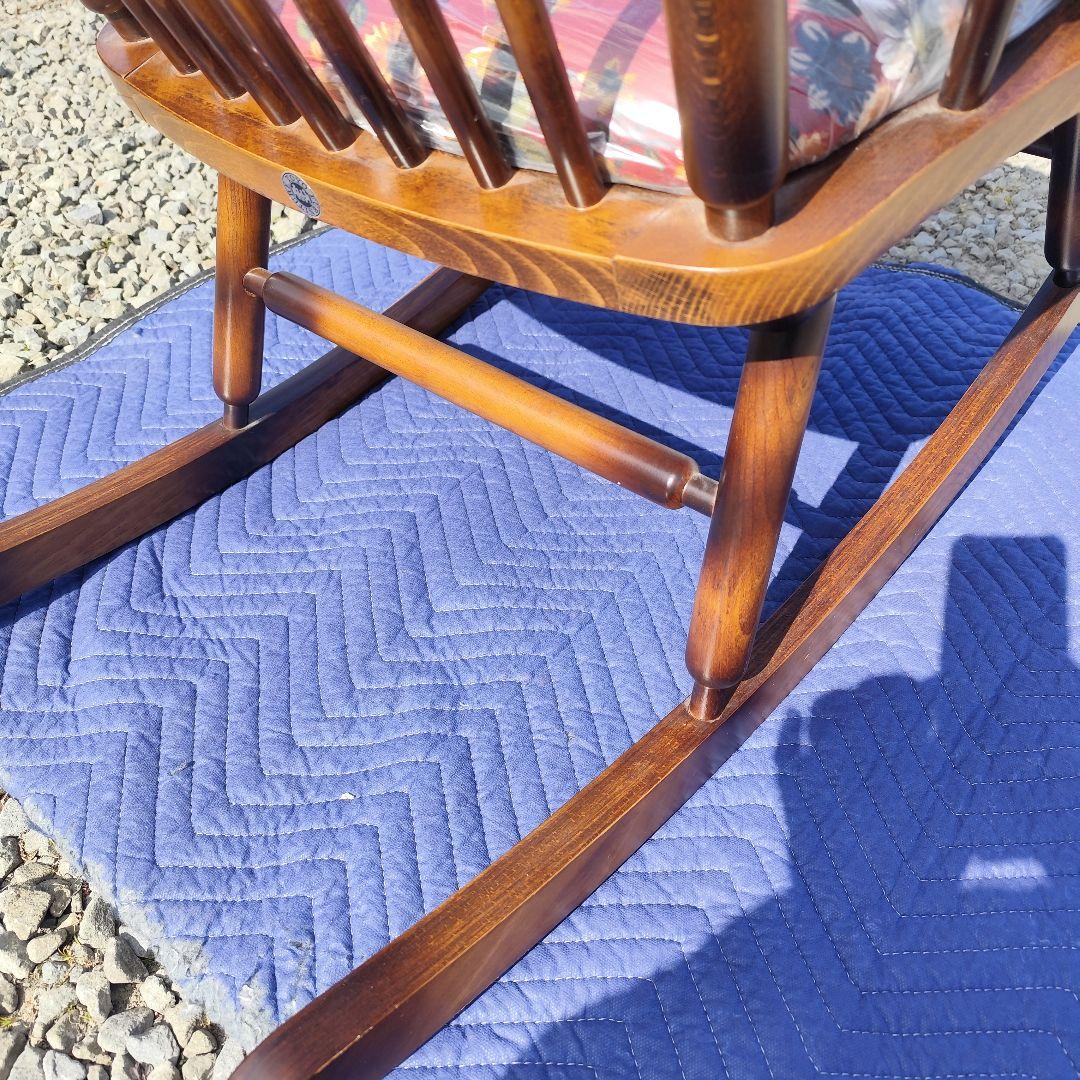 家具 東洋ファニチャー ロッキングチェア 揺り椅子 椅子 レトロ - メルカリ