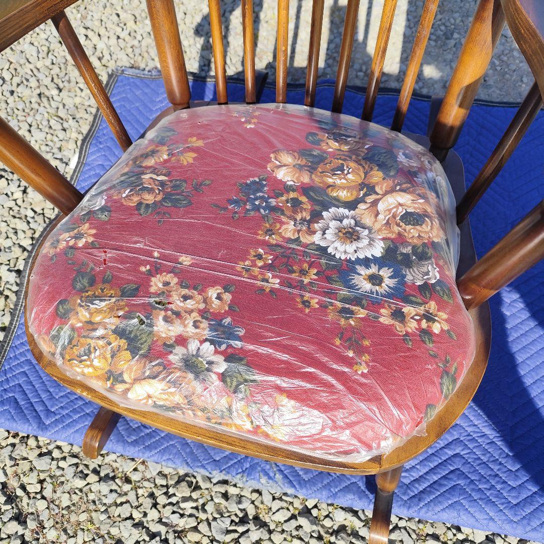 家具 東洋ファニチャー ロッキングチェア 揺り椅子 椅子 レトロ - メルカリ