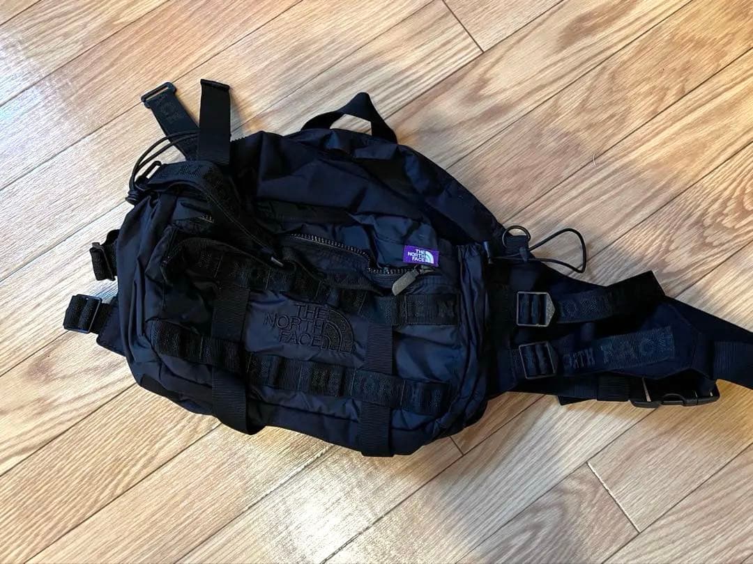 ノースフェイス　ランバーパック　パープルレーベル