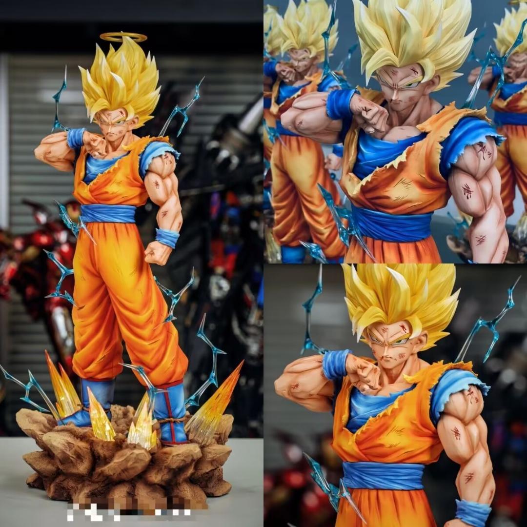 ドラゴンボール　孫悟空　スーパーサイヤ人２　フィギョア　塗装完成品