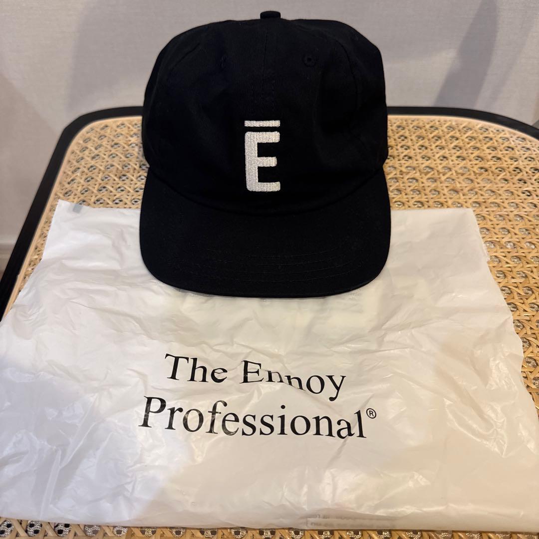 ENNOY COTTON Ē CAP エンノイ E キャップ ブラック - メルカリ