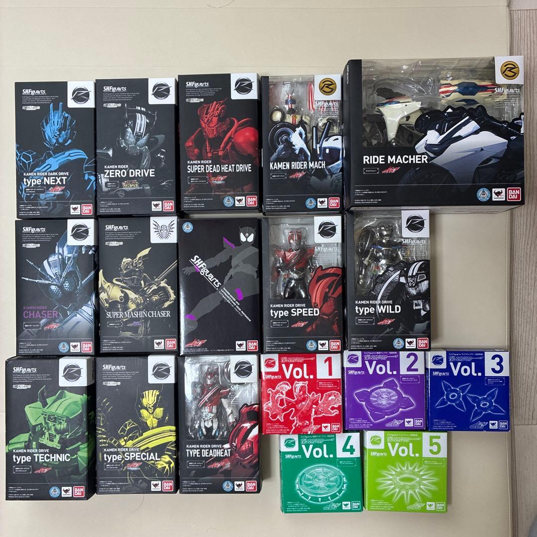 仮面ライダー　ドライブ S.H.Figuarts 13点セット+α