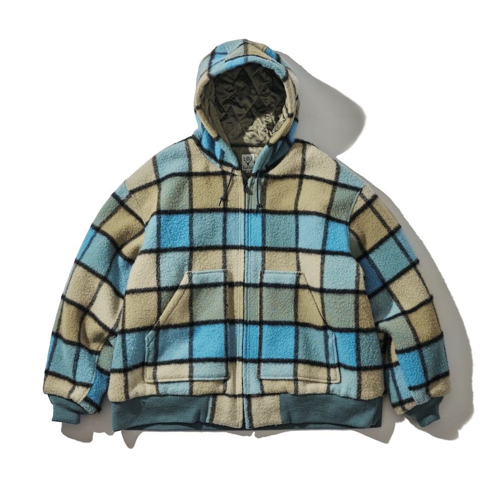 South2 West8 Zipped Work Hoody　ワーク　フーディ