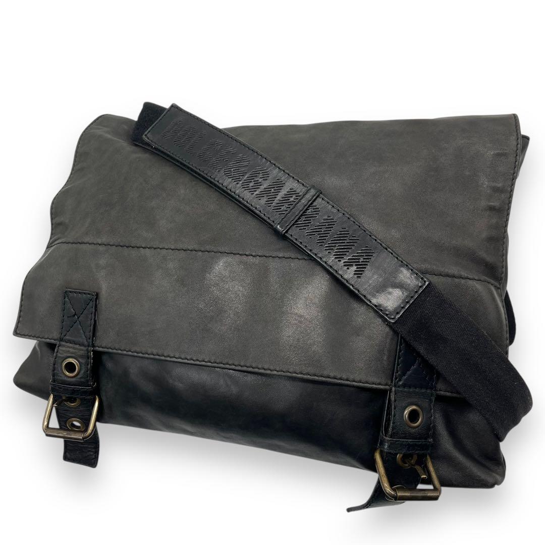 ドルチェ&ガッバーナ　D&G　ショルダーバッグ　メッセンジャーバッグ　ブラック