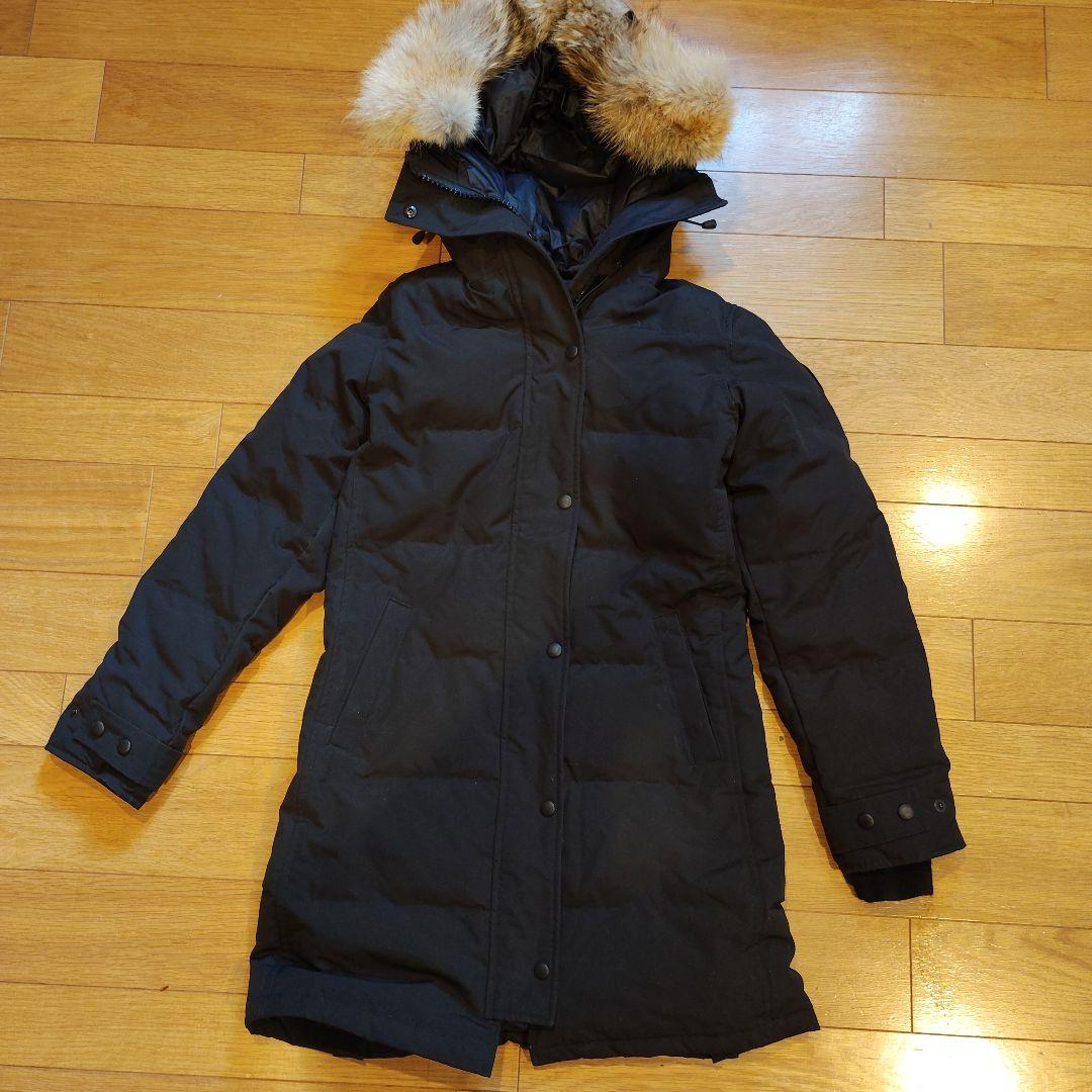 極美品カナダグースブラックレーベルシェルバール　ブラック　XS