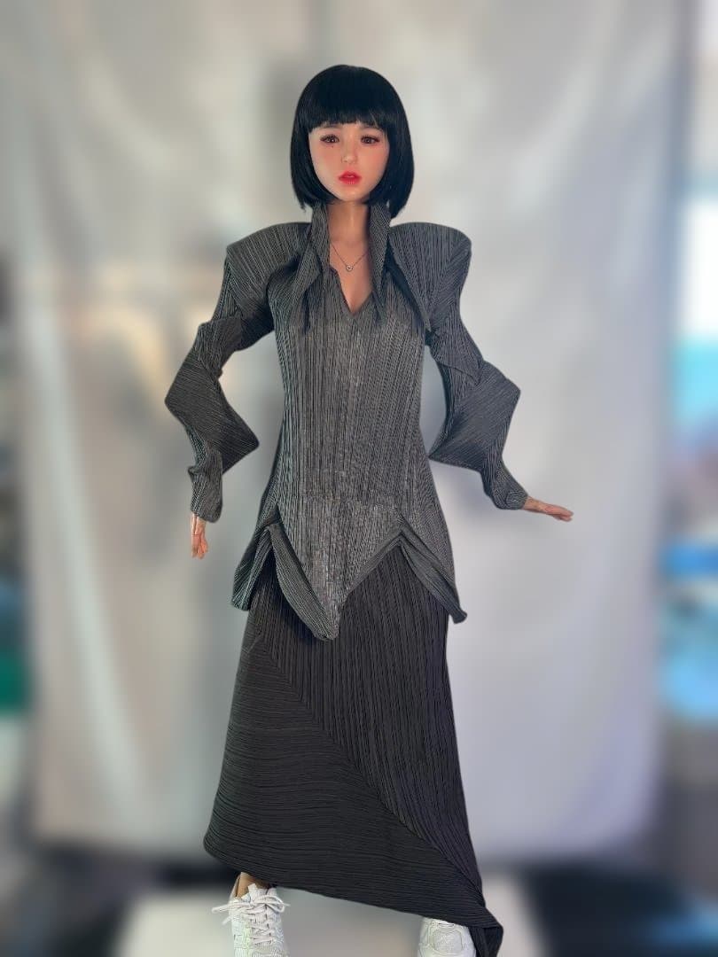 [超希少] ISSEY MIYAKE 変形 3D プリーツ トップス