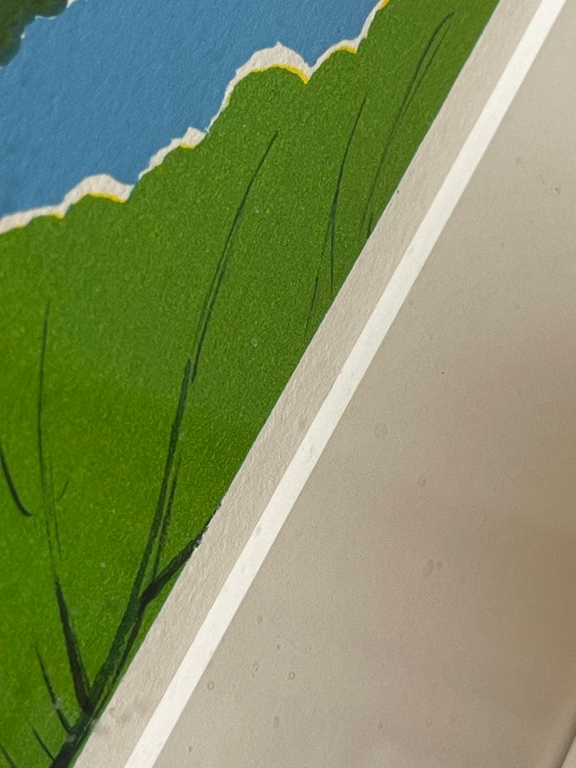 リトグラフ 版画 セルジュ・ラシス /antique 英国 薔薇 白馬 縁起物