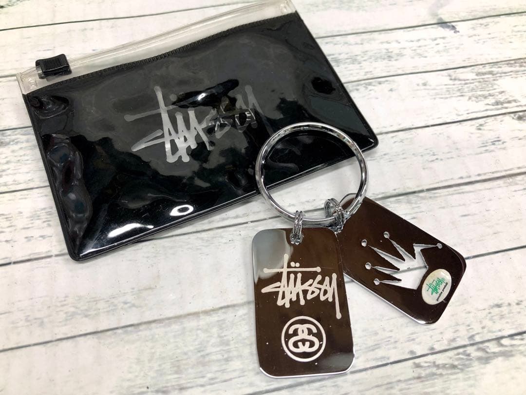 STUSSY 25周年記念 ドッグタグ キーホルダー　6610
