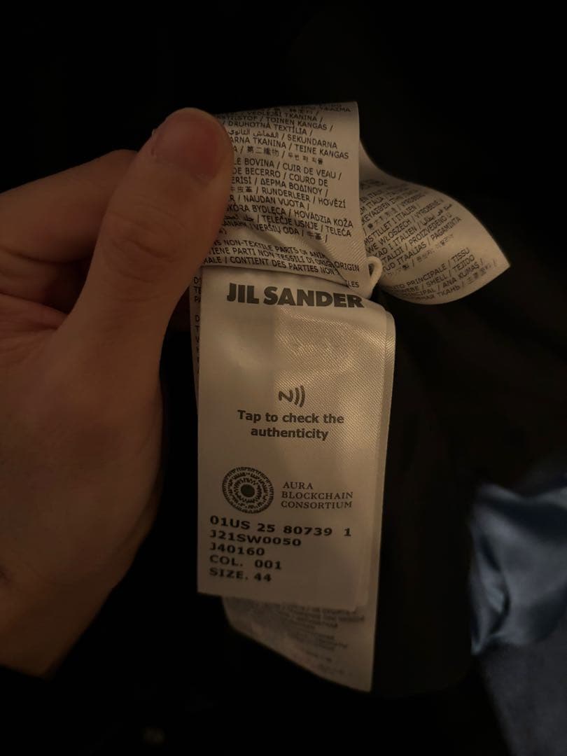 25SS JILSANDER レザージャケット ランウェイピース - メルカリ