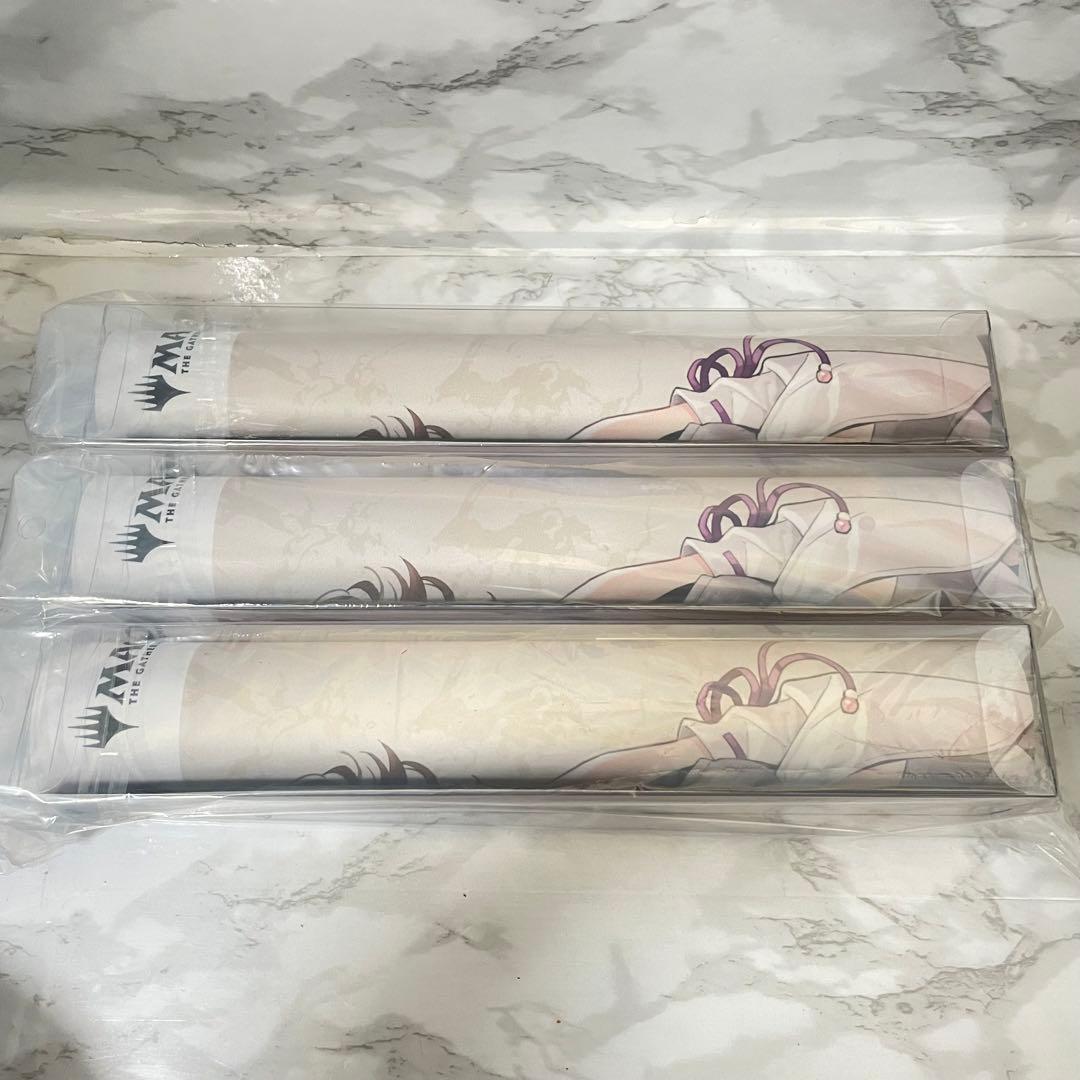 新品未開封品】MTG FF ボーダーレス版 大召喚士、ユウナ プレイマット