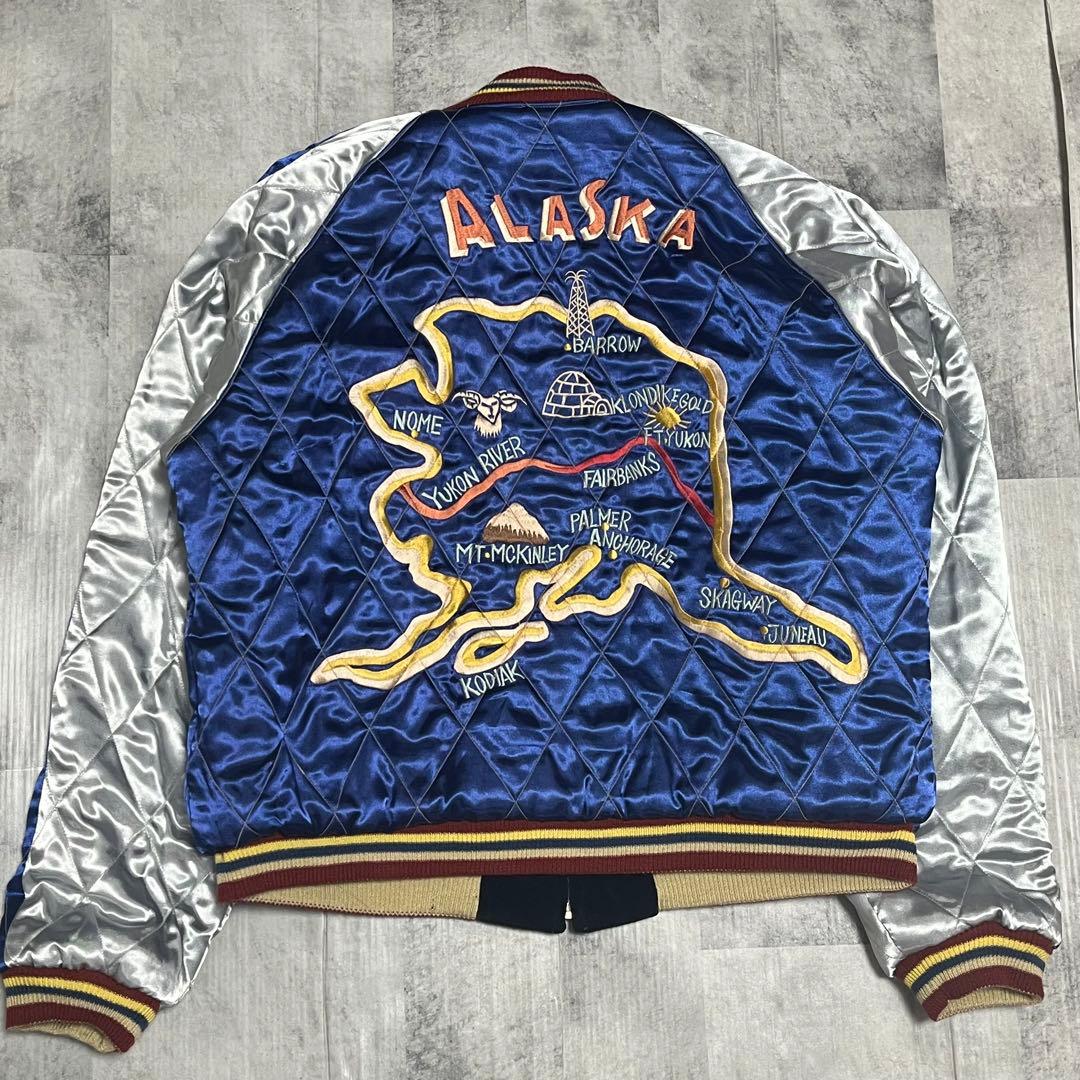 極希少/ XL TAILOR TOYO 別珍 スカジャン リバーシブル アラスカ