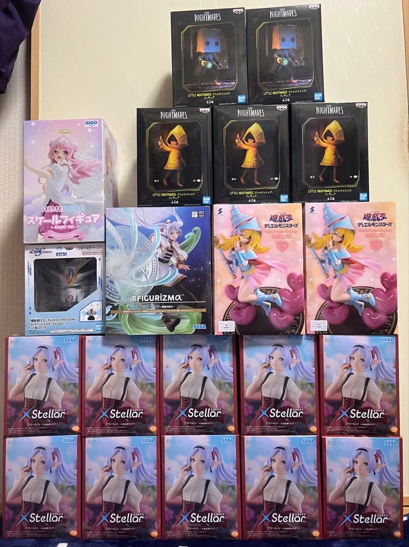 フィギュアまとめ売り　フリーレン　遊戯王　NIGHTMARES ガンダム等