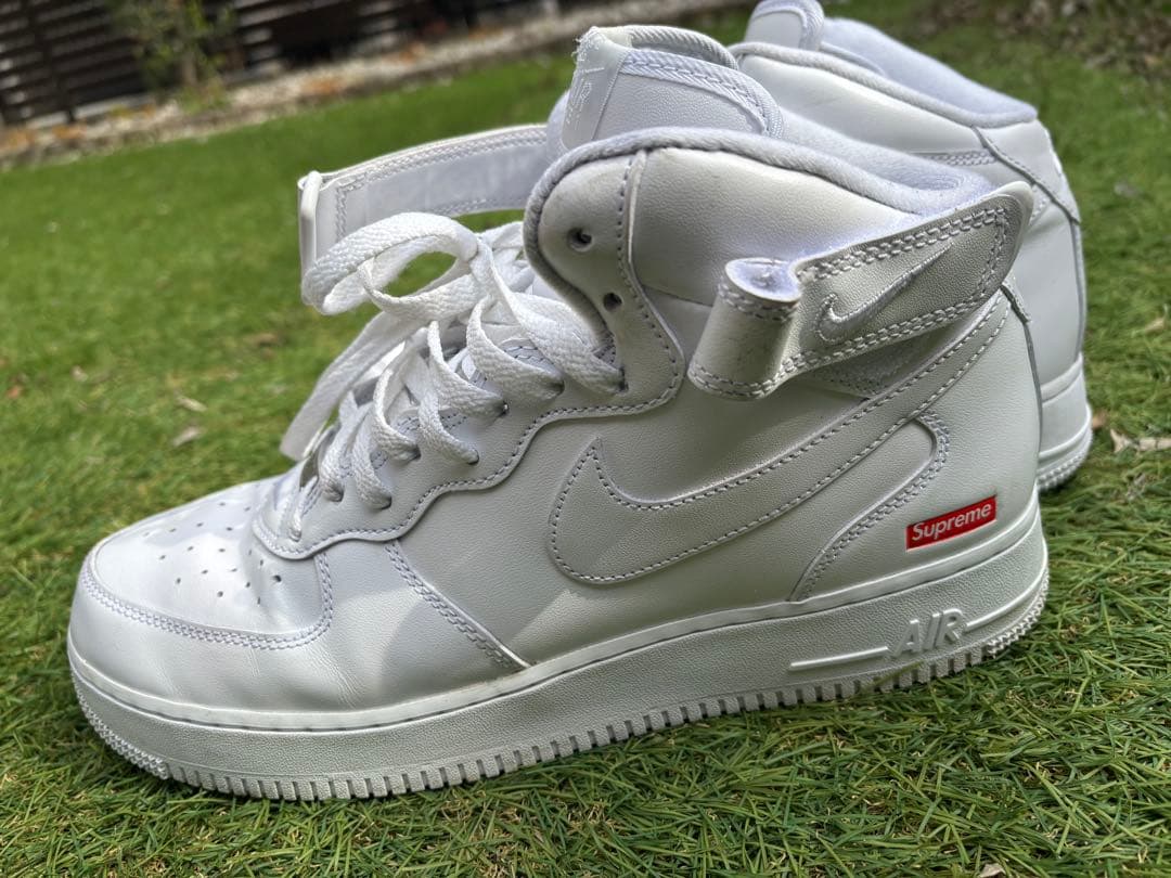 靴 Supreme Nike Air Force 1 Mid SP 10.5
