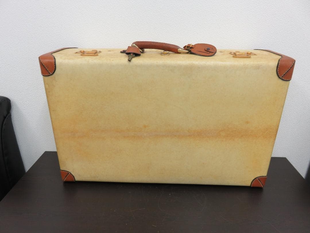 ヴィンテージ 本革トランク アンティーク 鍵付き イタリア製 トランクケース アンティーク トランク 鍵付き ケース レザー 本革 バッグ カバン 鞄