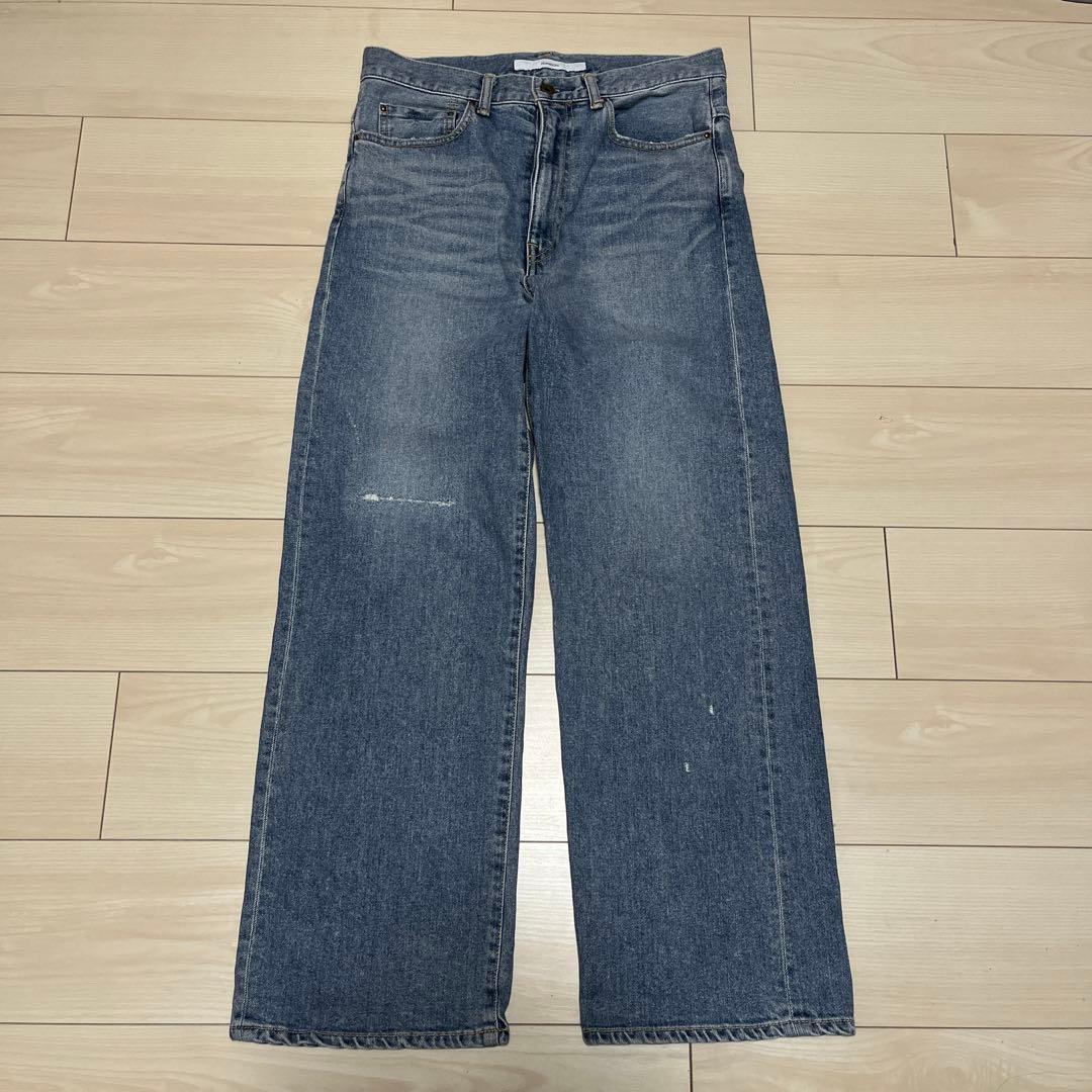 美品 FRAMeWORK フレームワーク デニムストレートパンツ