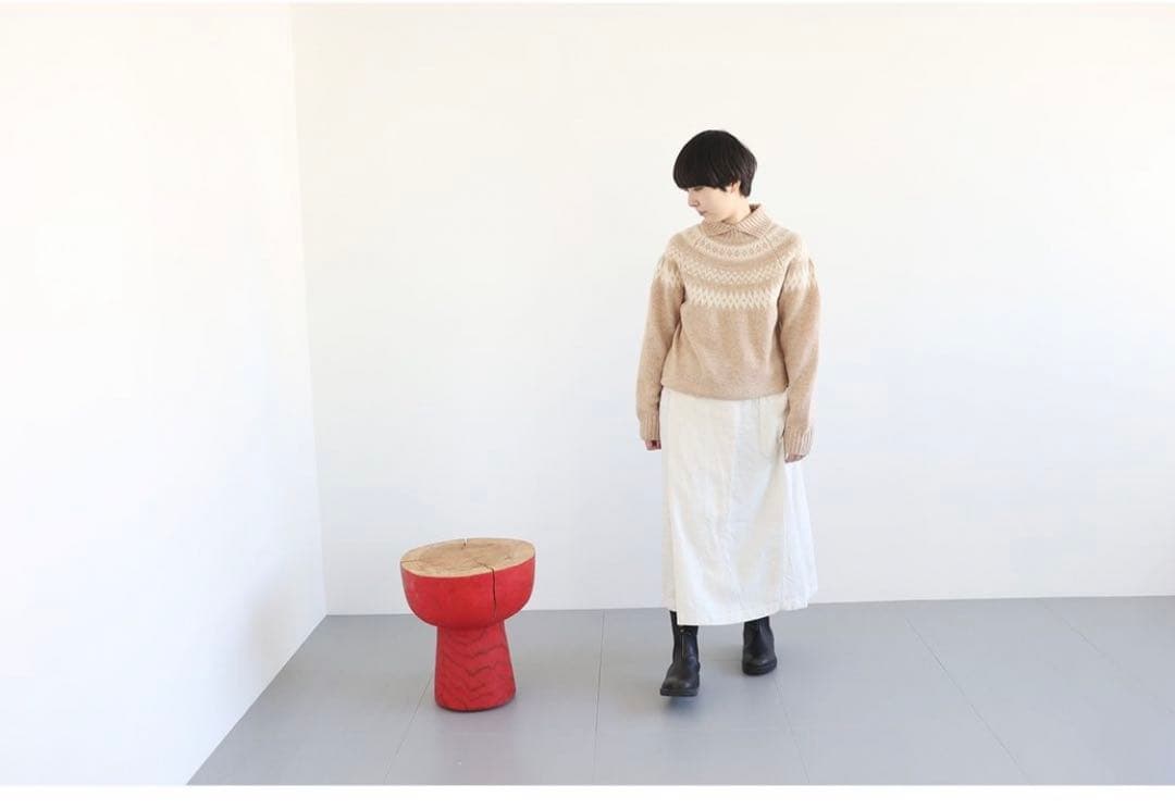 クラスカ HAU 襟のついたノルディックセーター - メルカリ