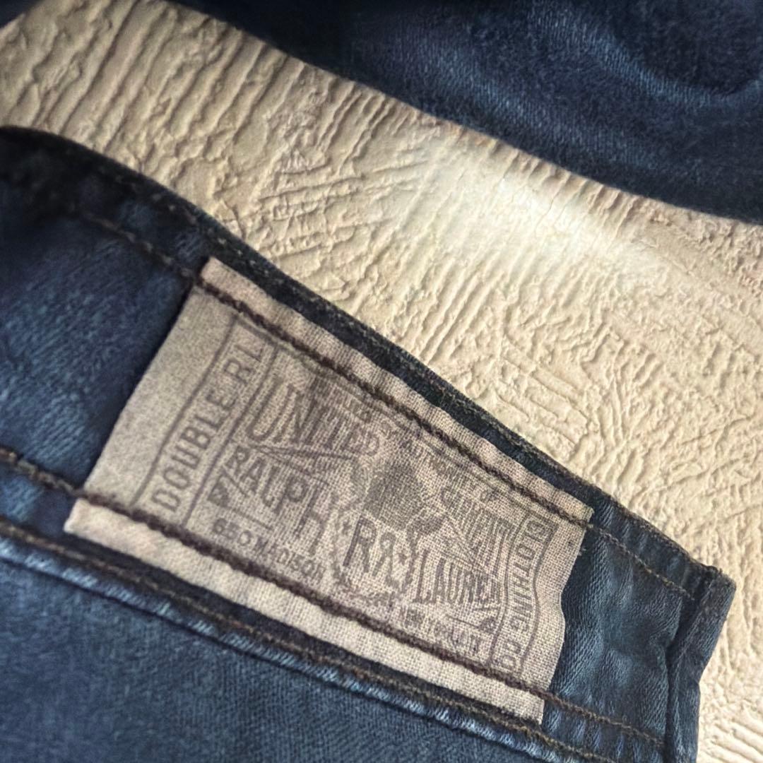 美品 極上 RRL ダブルアールエル ラルフローレン コットンリネンシャツ