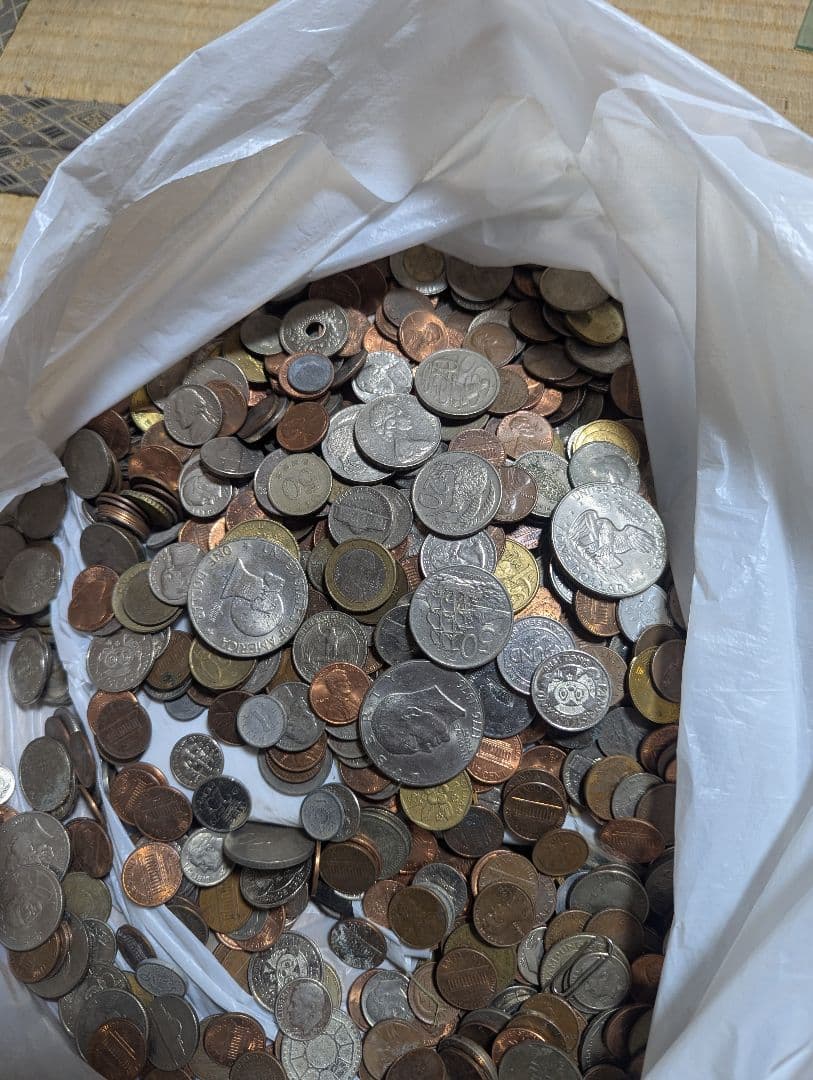 【約4.4kg】外国 外貨 大量 まとめ売り Yahoo!オークション -「大量まとめ売り」(世界) (硬貨)の落札相場