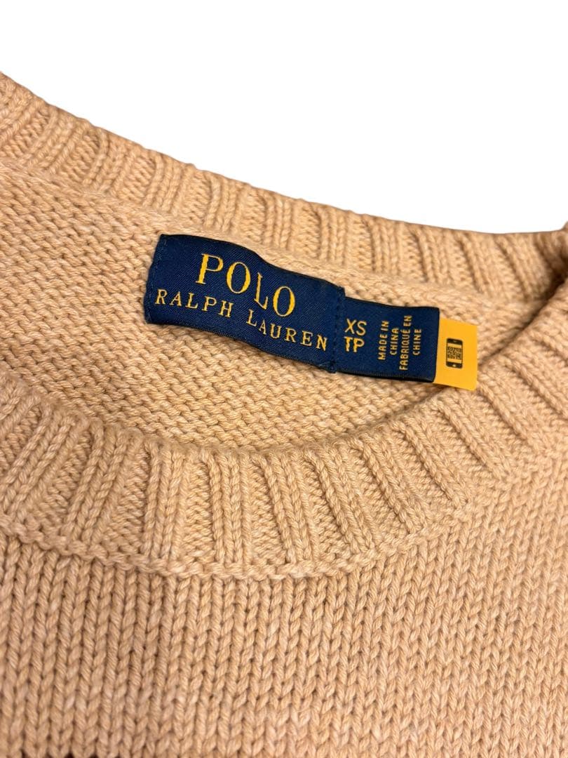 極美品】確実正規品ポロラルフローレン即完売コットンポロベアセーター