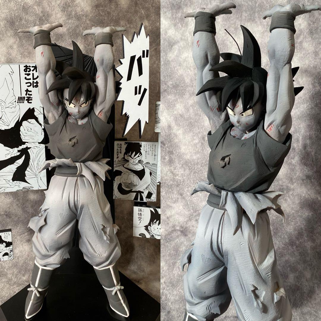 ★アホ毛2本追加★ドラゴンボール 孫悟空 フィギュア フルリペイント 一番くじ