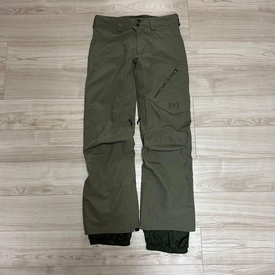Burton [ak] スノーボードウェア パンツカーキ　Sサイズ