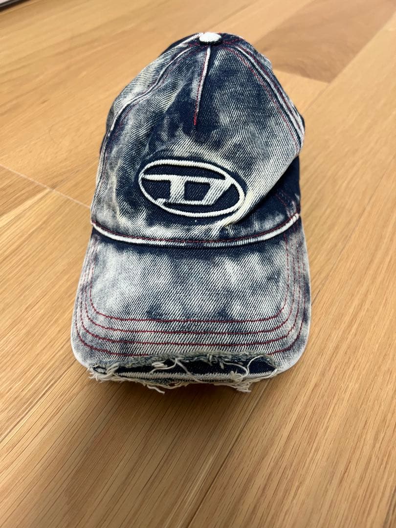 い*き様 DIESELデニム風ダメージベースボールキャップ