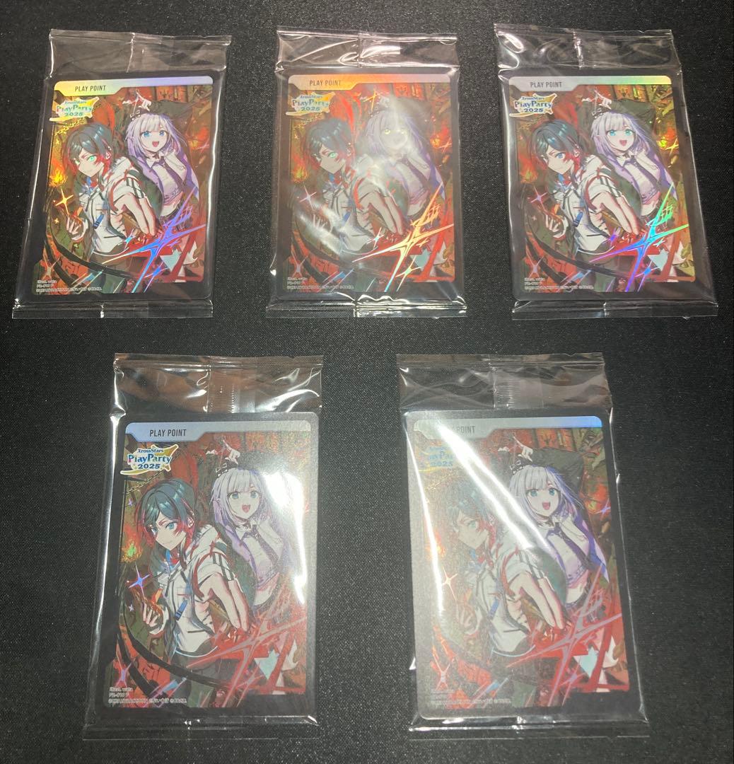 『Xross Stars Play Party 2025』PPカード 5枚 Crazy Raccoon、ぶいすぽっ！、Neo-Porteから24名が登場する