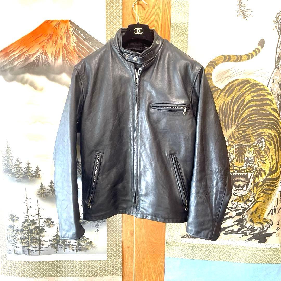 schott ショット シングル　641 ボアライナー付き サイズ40