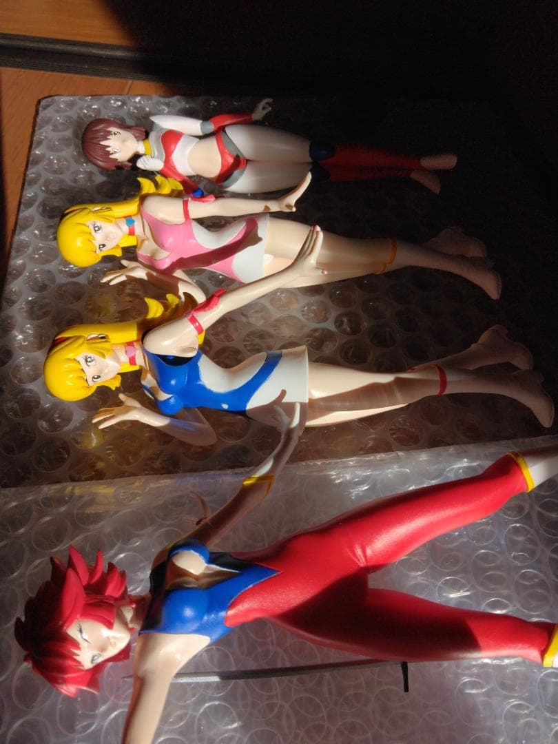 ハセガワ プラモデル キューティーハニー レイナ 4体セット 完成品