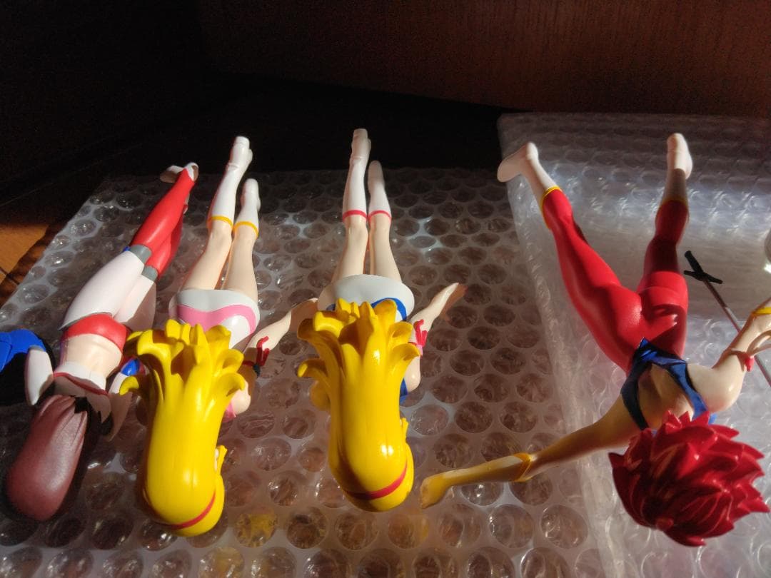 ハセガワ プラモデル キューティーハニー レイナ 4体セット 完成品