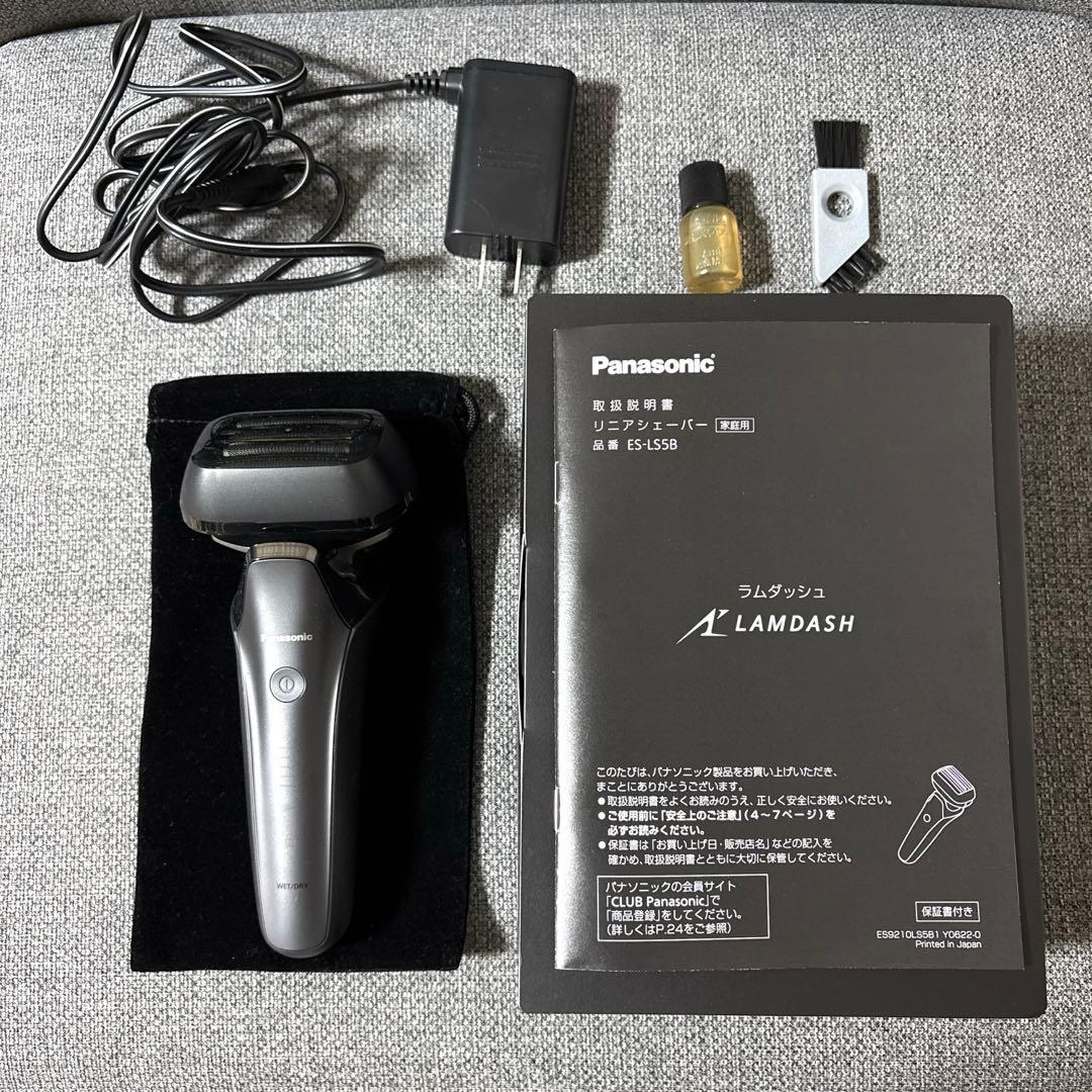 Panasonic ラムダッシュ Pro 6枚刃　ES-LS5B-K ブラック