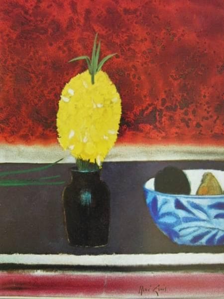 ジェニー、黄水仙、高級希少画集画、版上サイン入 新品額付