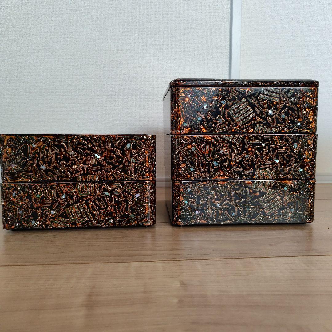 古代若狭塗 重箱蓋付き 5段 - メルカリ