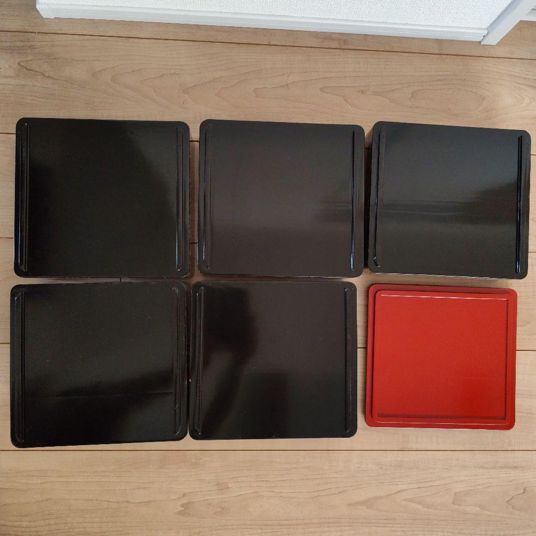 古代若狭塗 重箱蓋付き 5段 - メルカリ