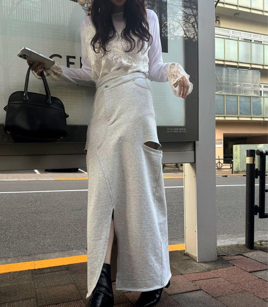 【新品タグ付】willfully スウェットスカート