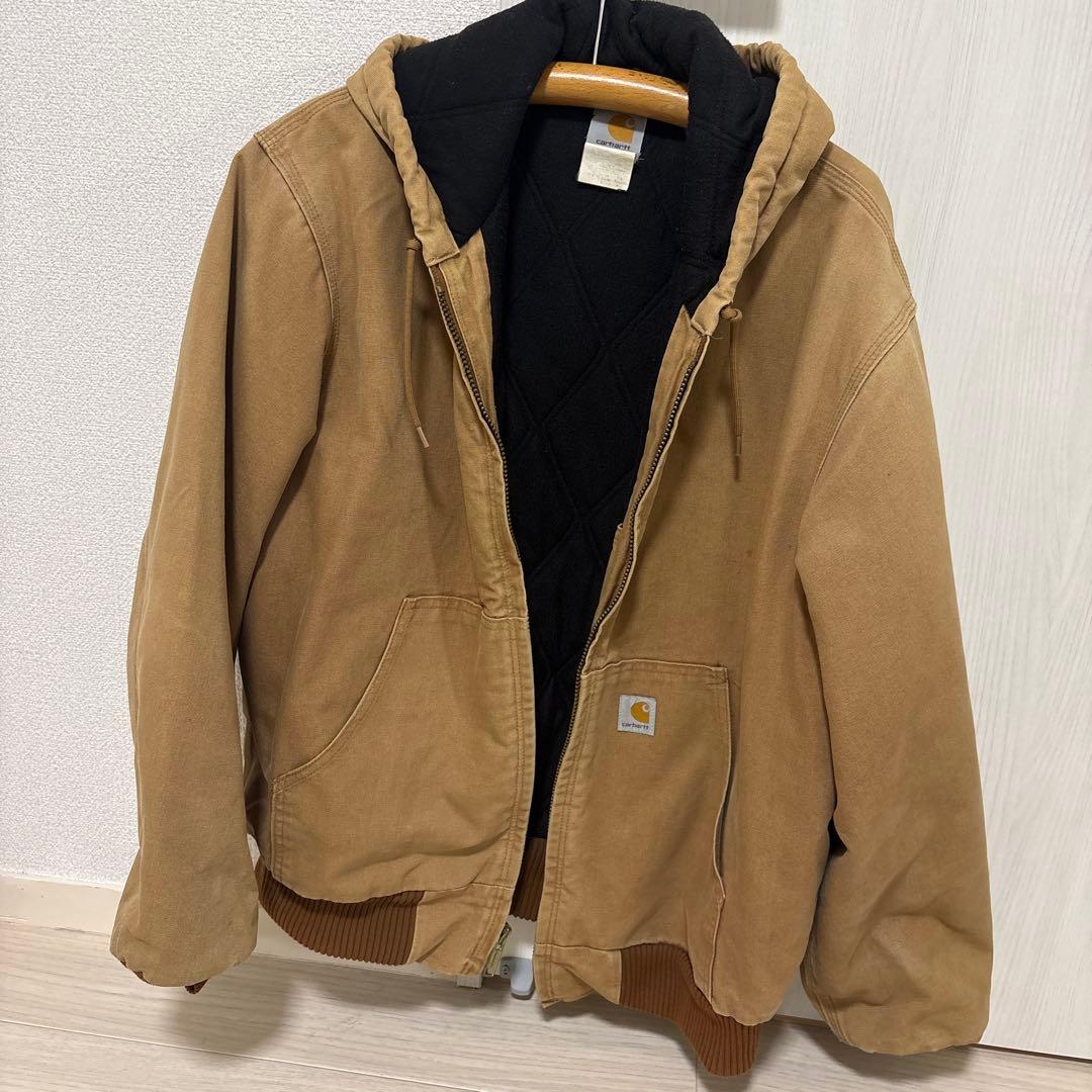 Carhartt フード付きジャケット XLサイズ ブラウン