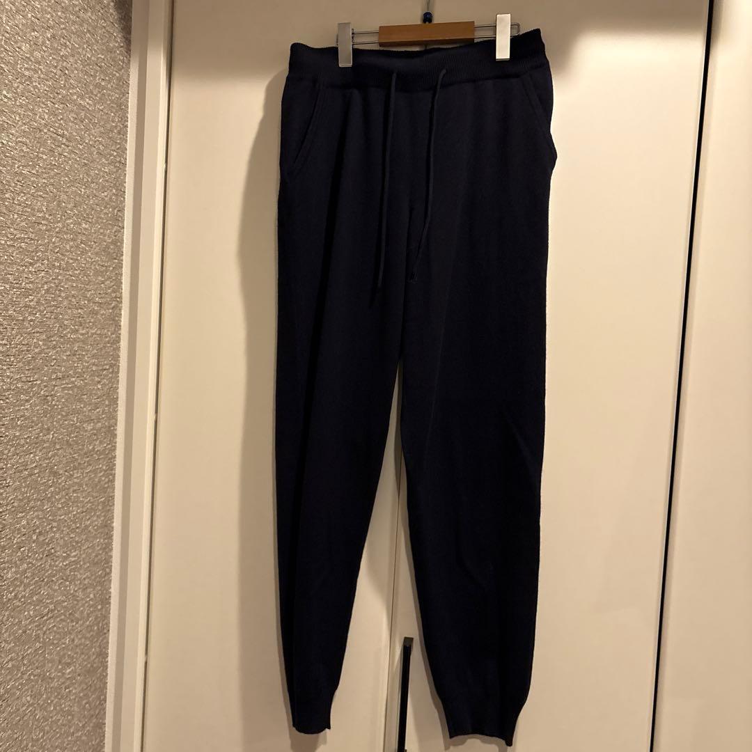 cash & barba モンゴリアンカシミヤ セットアップ ネイビー サイズ2