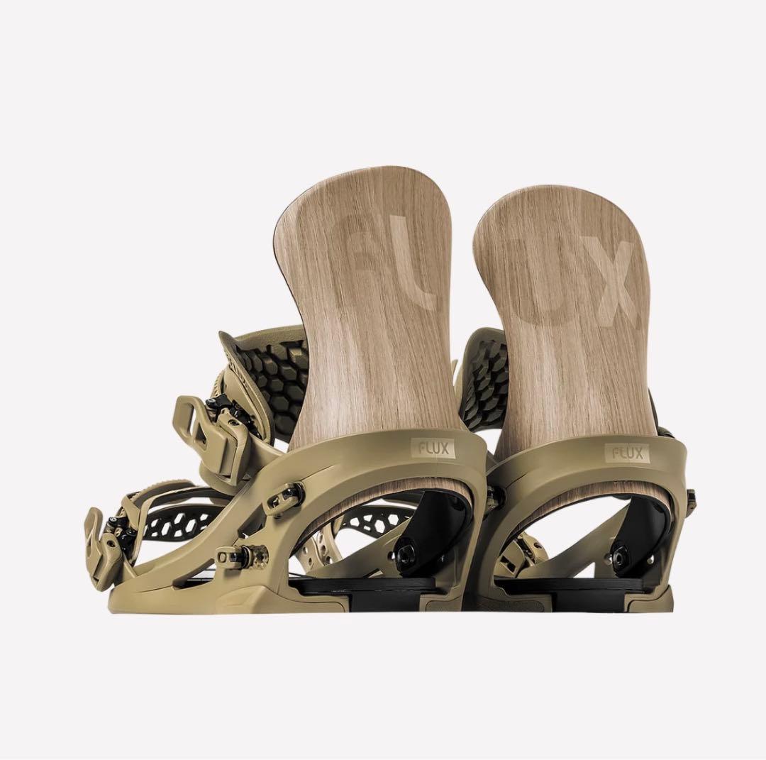FLUXフラックスSRスノーボードビンディング ナチュラルウッド