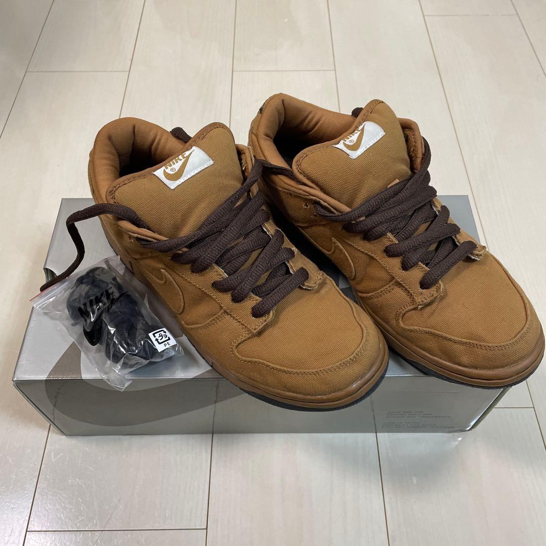 靴 NIKE DUNK LOW SB carhartt 27.0cm
