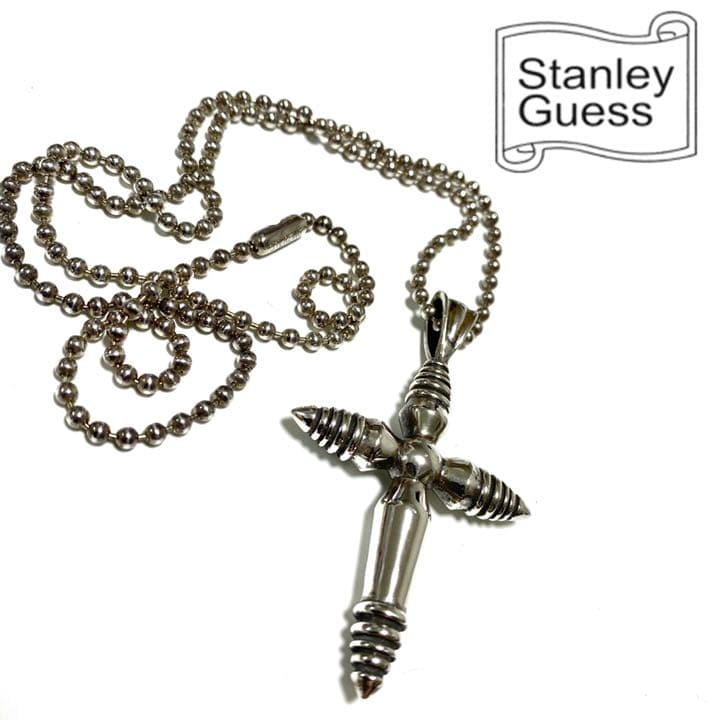 STANLEY GUESS☆スモールクロスペンダント☆新品未使用☆ Stanley Guess（スタンリーゲス） 【STANLEY GUESS スタンリーゲス