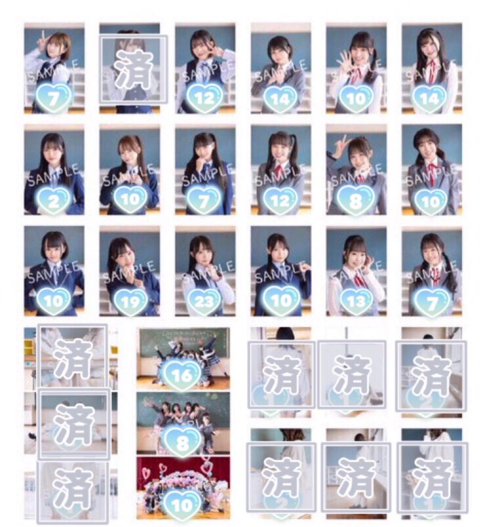 ハニフェス女子校文化祭 らんだむブロマイドセット（ハニフェスver.） ┗|∵|┓「HoneyWorks Presents ハニフェス 2025 ～女子校文化祭