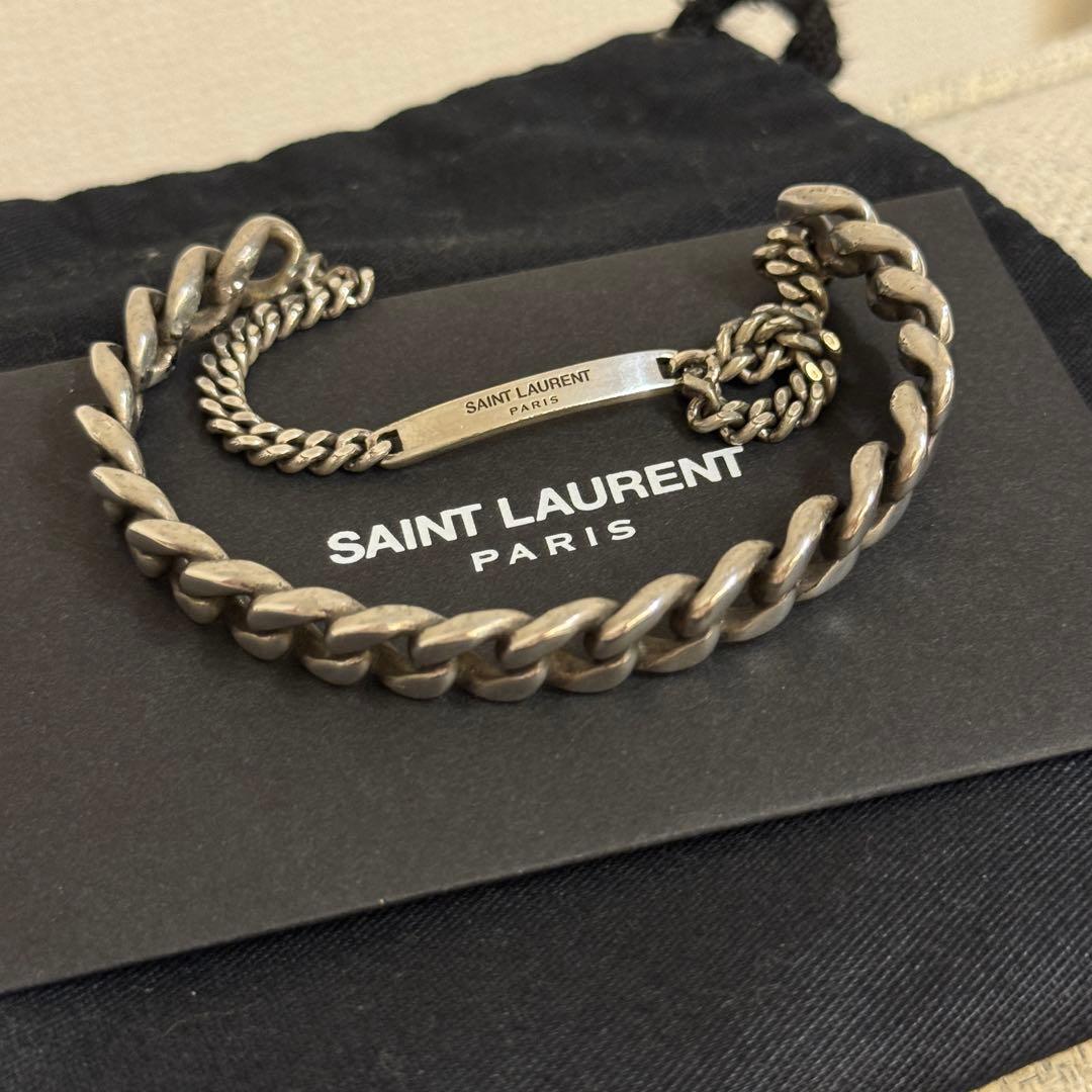 サンローラン SAINT LAURENT Gourmette Cuff - メルカリ