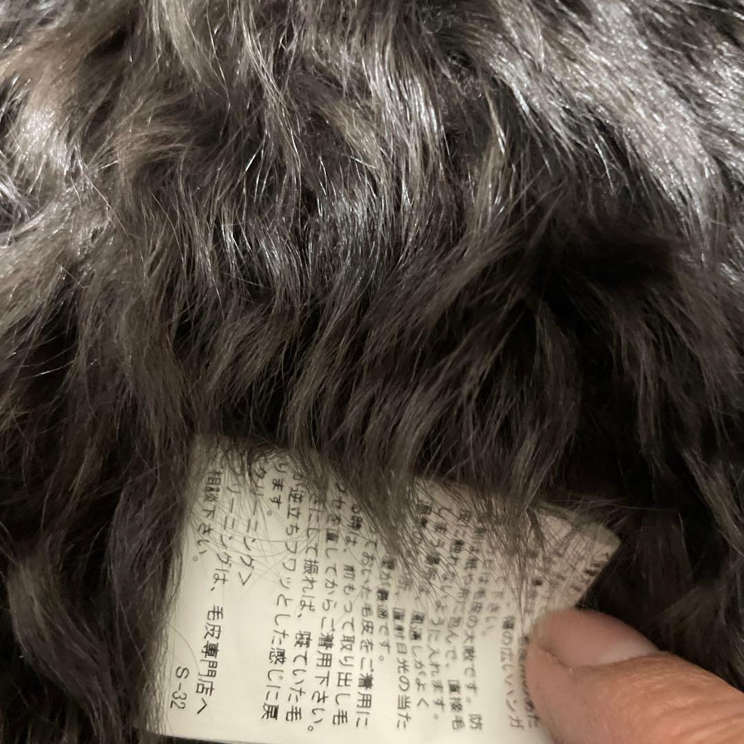 トルネードマード。ダークブラウン レザーコート ムートン 浅井健一 L