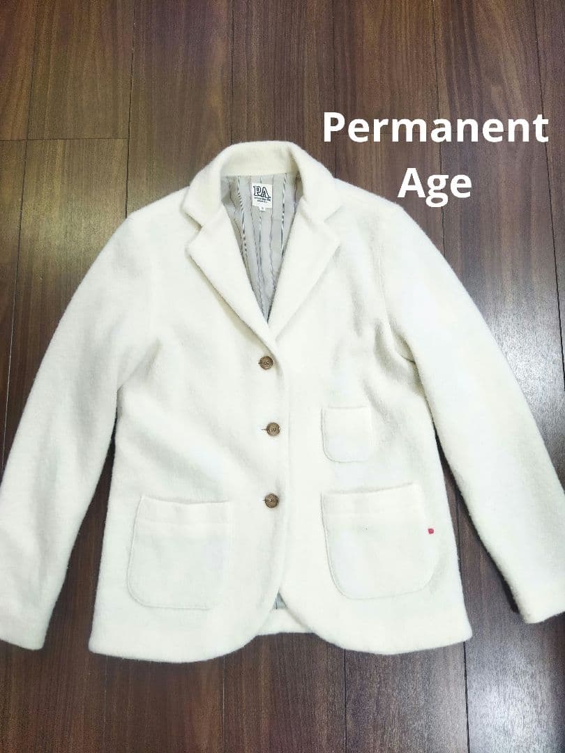 希少♪パーマネントエイジ ニットジャケット 2