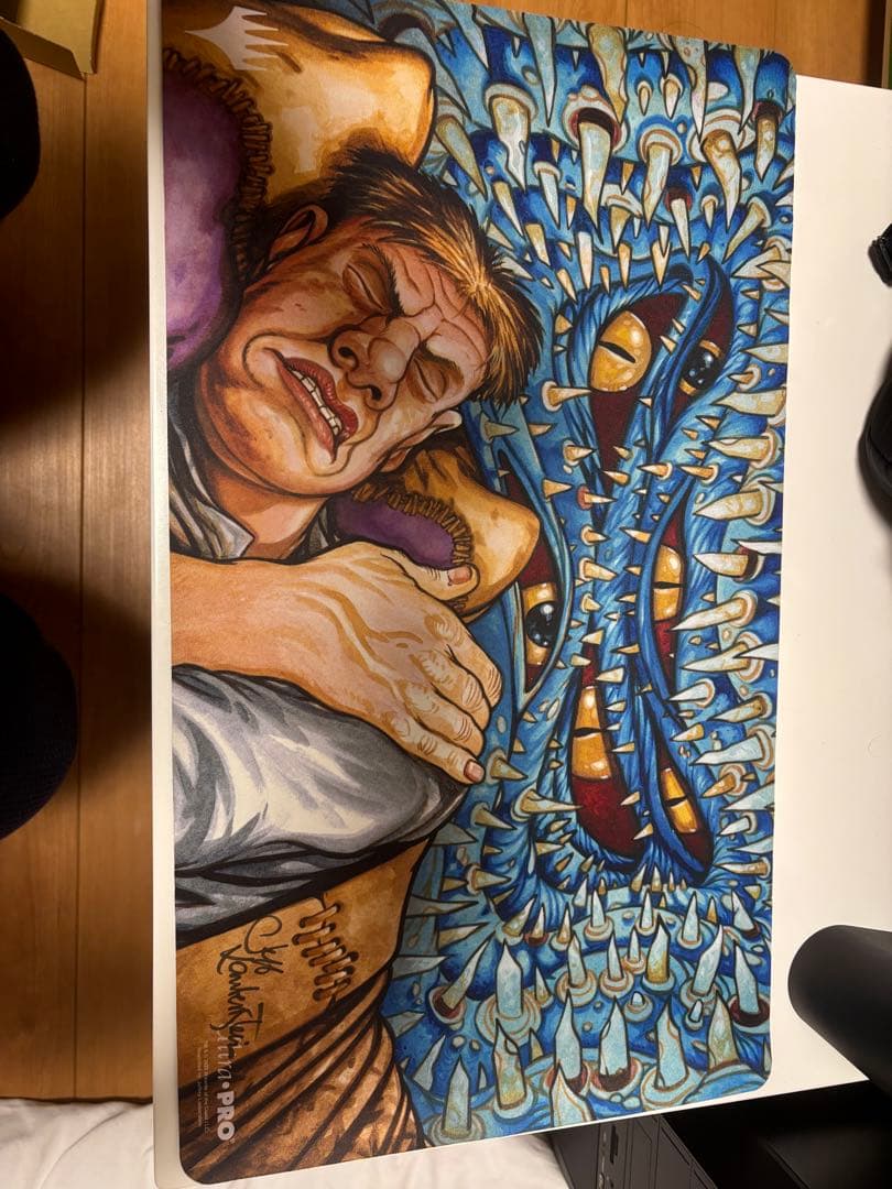 MTG 繰り返す悪夢 サイン入りプレイマット 専用】Mox Dragon Dan Frazier サイン入りプレイマット 1枚の通販