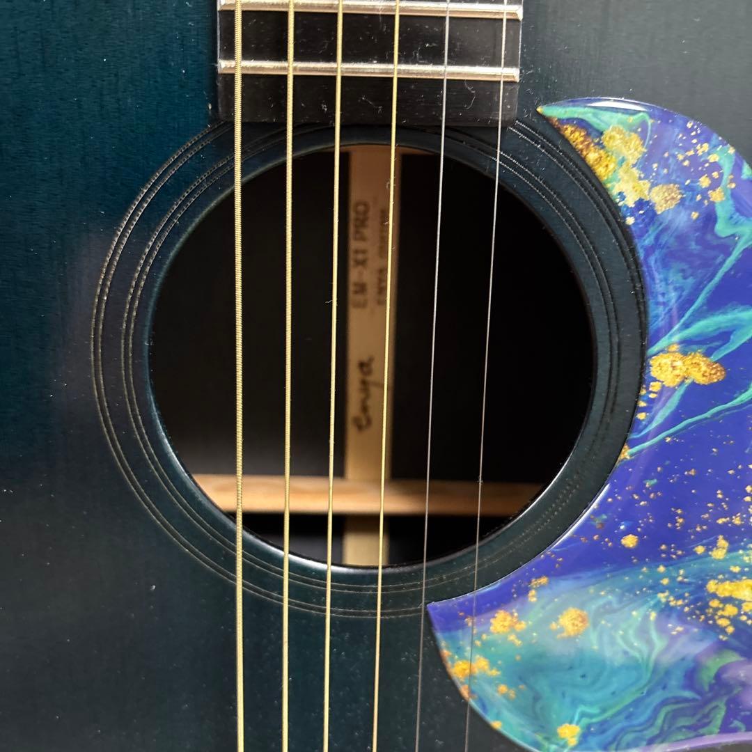 ENYA EM-X1 PRO トランスアコースティックギター ソフトケース付き