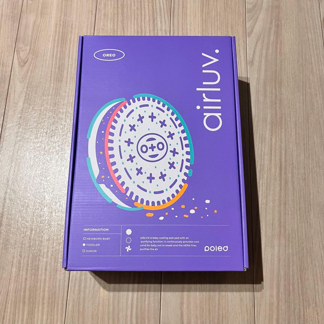 【新品未使用】エアラブ4 オレオ クッキー&クリーム airluv4 oreo | エアラブ4 オレオ 送風機付きクールシート | Poled
