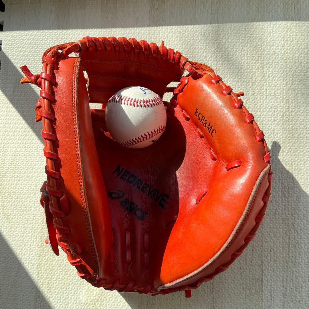 硬式用キャッチャーミット asics製NEOREVIVE BGH8MCオレンジ 楽天市場】アシックス 野球 硬式キャッチャーミット ネオリバイブ 高校