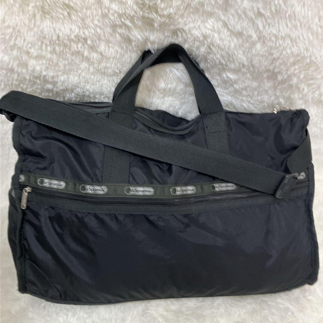 大容量 レスポートサック ボストンバッグ ショルダー 黒 軽量